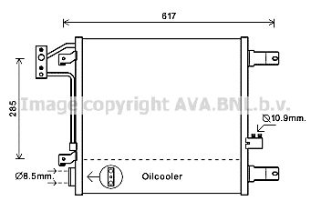 AVA QUALITY COOLING Lauhdutin, ilmastointilaite JE5057